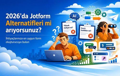Jotform Alternatifleri: 2026'da Karşılaştırılan En İyi 7 Form Oluşturucu