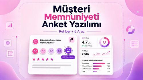 Müşteri Memnuniyeti Anketi Yazılımı Rehberi [+5 Araç]