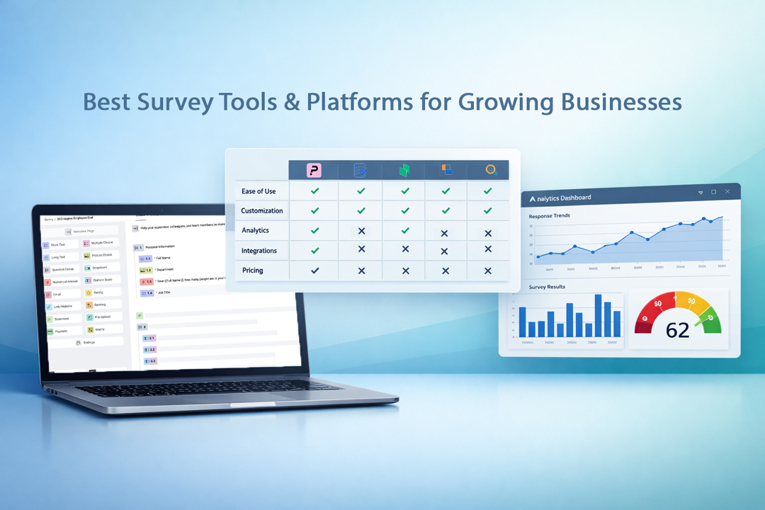 5 Top Survey Apps, Tools and Platforms for Modern Businesses